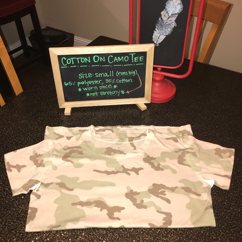 CottonOn Camo Tee